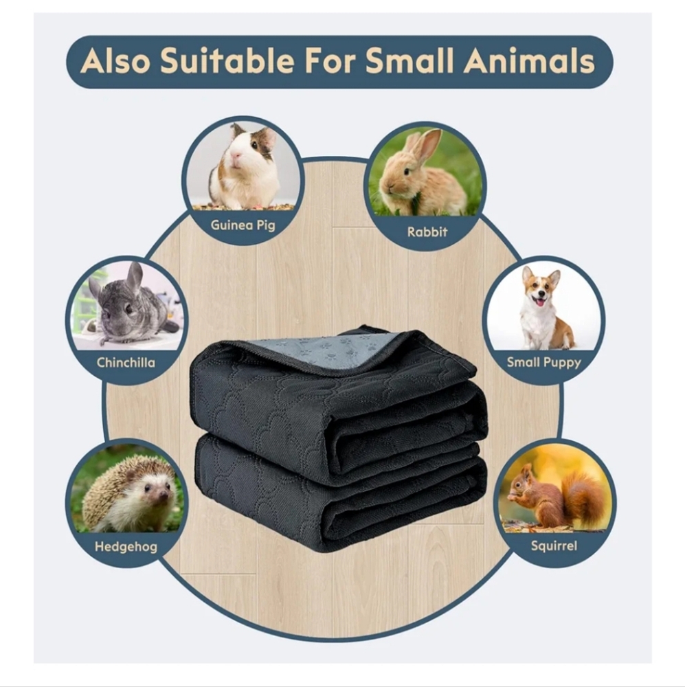 4 PACK 18X24 Washable Dog Pee Pads - Dark Gray - Picture 6 of 6